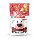 Happy Tummy Bone Treat for Small Dogs & Puppies (Apple Bone, 21 Pieces, Small) | Daily Dental Chew for Dogs | Better Immunity, Healthy Vision 